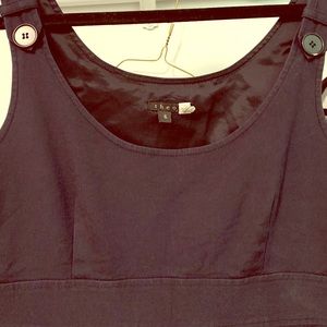 Navy sleeveless Theory dress